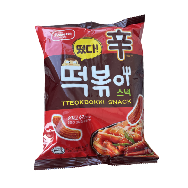 Khrustyashchiy snek Sweetie  ostrye tokpokki 207g