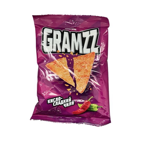 Chipsy kukuruznye Gramzz kislo-sladkiy chili 55g