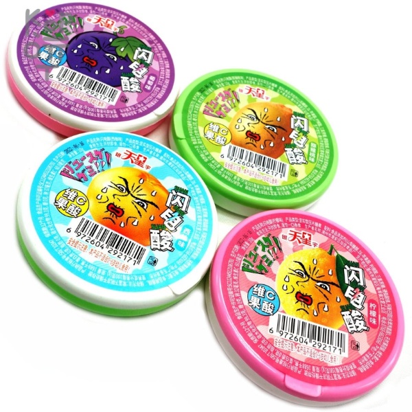 Konfety ShanDian kislye fruktovyy miks 10g