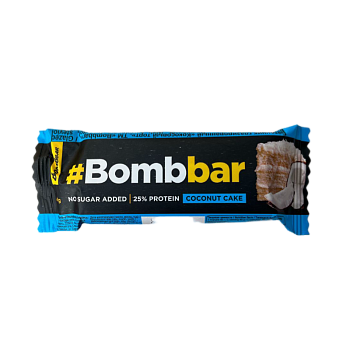 Батончик Bombbar Кокосовый торт 40г