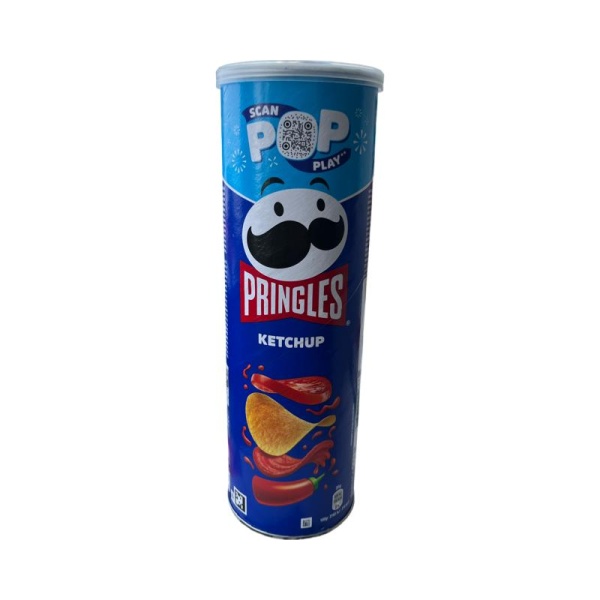 Chipsy Pringles so vkusom ketchupa 165g