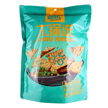 Чипсы Gouyaer рисовые со вкусом зеленого перца 188г