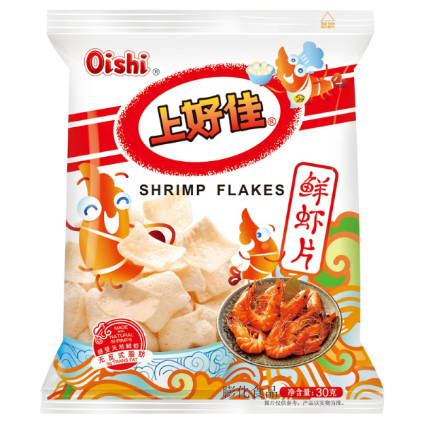 Chipsy Oishi Shrimp Flakes krevetochnye 30g