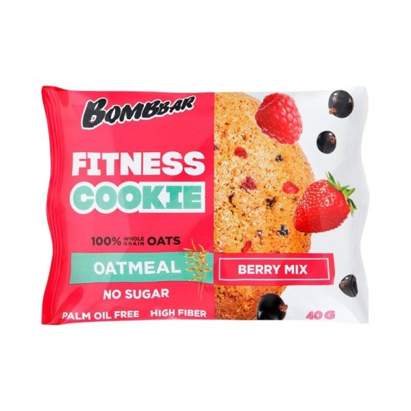 Pechene Bombbar ovsyanoe Yagodnyy miks 40g