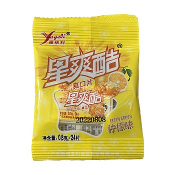 Пластинки Yagelii Fresh Strips апельсин 8г