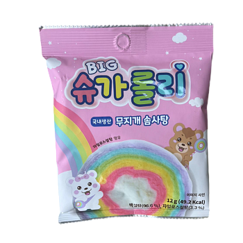 Сахарная вата Sugarolly Мега ролл 12г