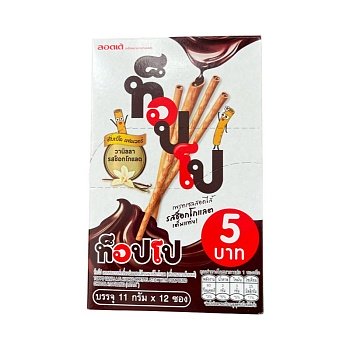 Палочки Toppo бисквитные с ванильной начинкой 11г