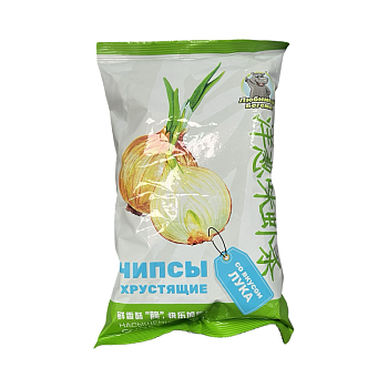 Чипсы ЛЮБИМЫЙ БЕГЕМОТ со вкусом лука 40г