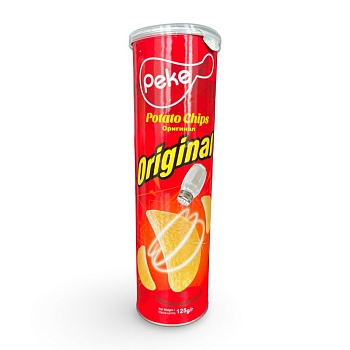 Чипсы картофельные PEKE с оригинальным вкусом 125г