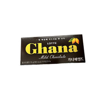 Шоколад LOTTE Ghana мягкий 70г