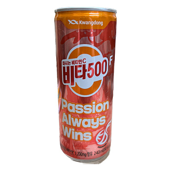 Напиток витаминизированный Kwangdong Original Vita 500 с цинком и витаминами 240мл 