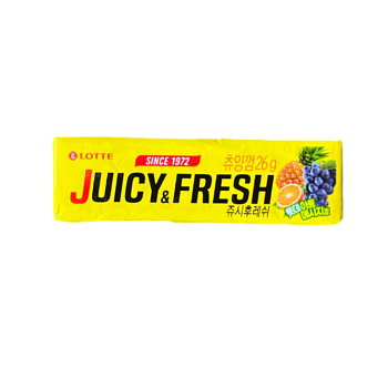 Жевательная резинка Lotte Juicy Fresh фруктовая 26г