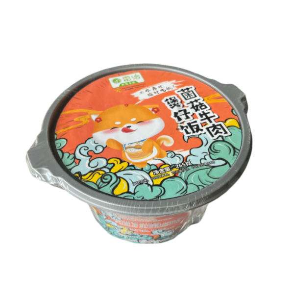 Ris LeQia v gorshochke so vkusom gribov s govyadinoy 245g