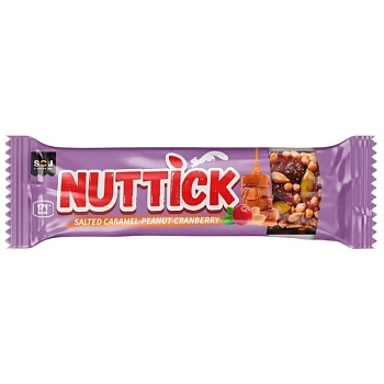 Батончик SOJ NutTick арахис и клюква 35г