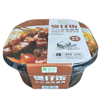 Рис LeiQia саморазогревающийся со свининой в Тайваньском стиле 265г