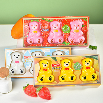 Пудинг Ococo Pink bear 216г