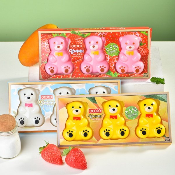 Puding Ococo Pink bear 216g