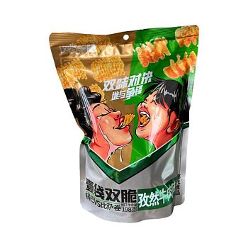Чипсы Amobacui Double Crunch со вкусом говядины с тмином 198г