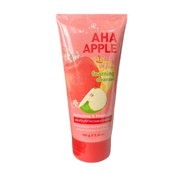 Penka AR dlya umyvaniya s risovym molochkom i yablokom 150g