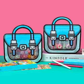 Пакет подарочный Yokee Bag Y-03 20*19см синий