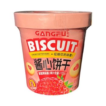 Печенье Gang-Fu со вкусом клубники 50г