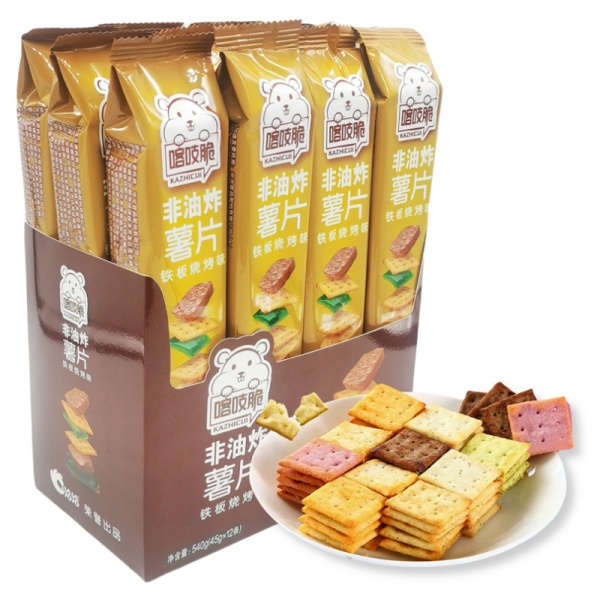 Krekery ChaCha kartofelnye so vkusom barbekyu 51g