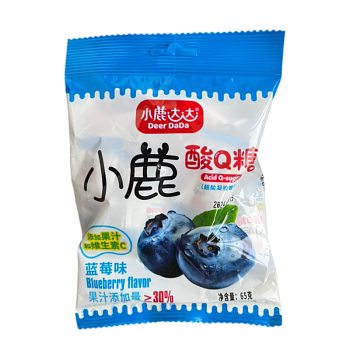 Жевательная конфета Deer DaDa со вкусом черники 65г
