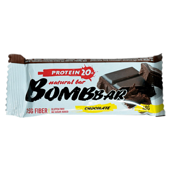 Батончик Bombbar со вкусом Двойной шоколад 60г
