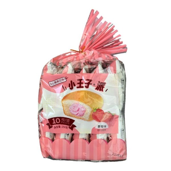 Keksy XiaoWangZi s klubnichnoy nachinkoy 25g