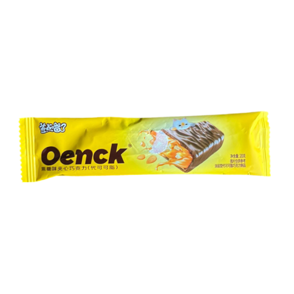 Shokoladnyy batonchik Oenck s karamelyu 20g