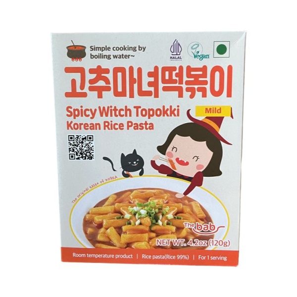 Risovye kletski THEBAB (topokki) v pryanom souse Original 120g