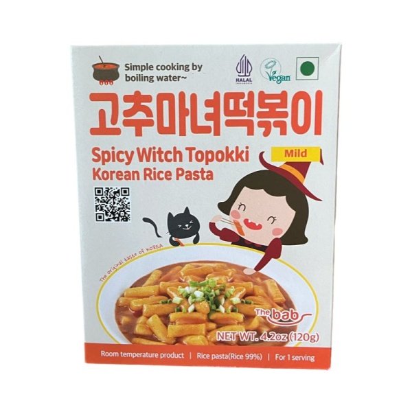 Risovye kletski THEBAB (topokki) v pryanom souse Original 120g