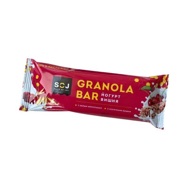 Zlakovyy batonchik Granola Bar yogurt - vishnya 40g