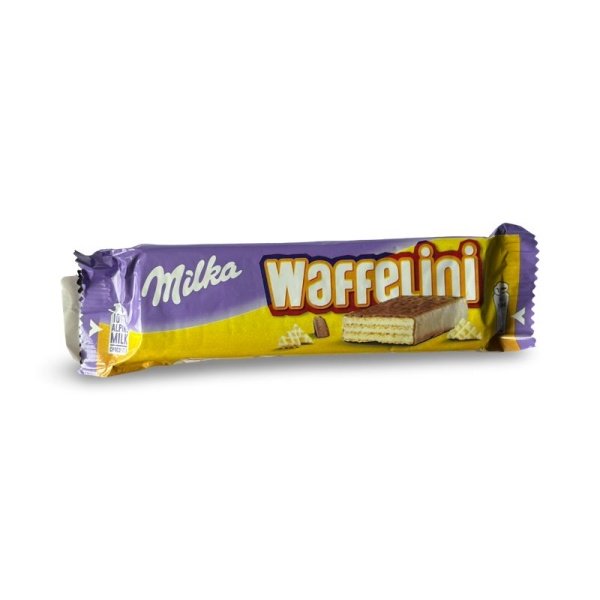 Vafli Milka Waffelini so slivochnoy nachinkoy v molochnom shokolade 31g
