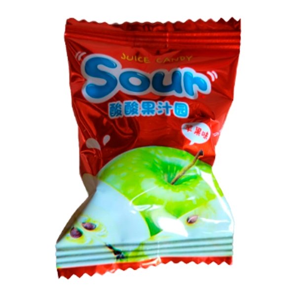 Konfety zheleynye Lechao Kislye yabloko 2,5kg