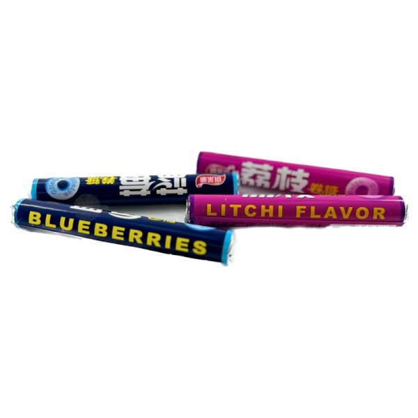 Konfety Kisaya Rolled Sugar Lichi chernika 24g