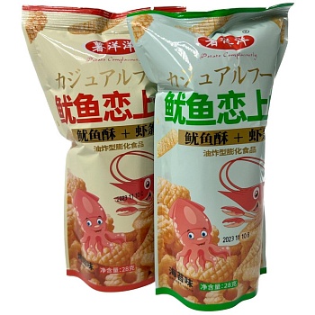 Чипсы ShuYangyang Falling креветочные в ассортименте 28г