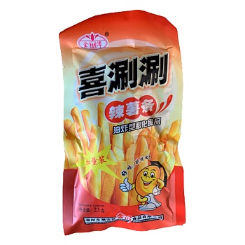 Чипсы Shabu Острый картофель фри 23г