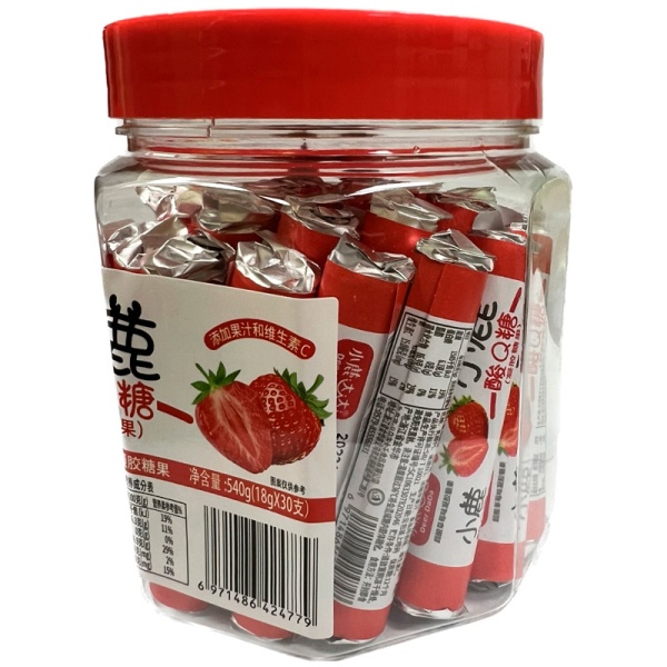 Marmelad Deer DaDa Sour Fruit Klubnika 18g