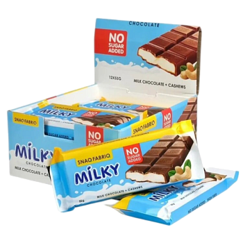 Шоколад Snaq Fabriq с молочно-ореховой пастой 55г