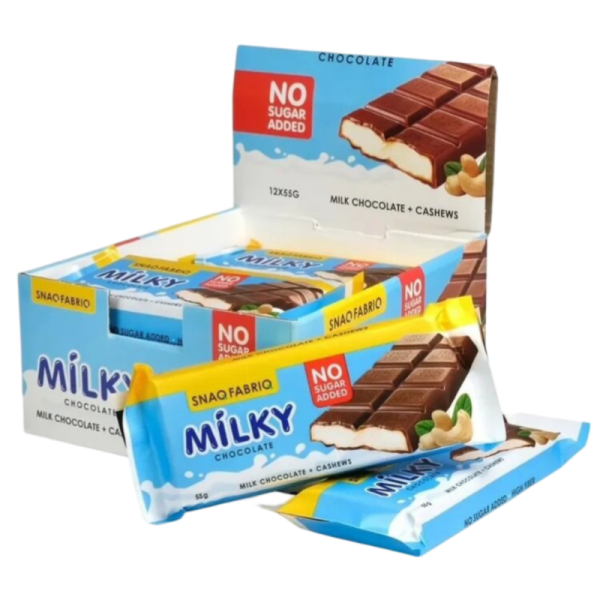 Shokolad Snaq Fabriq s molochno-orekhovoy pastoy 55g