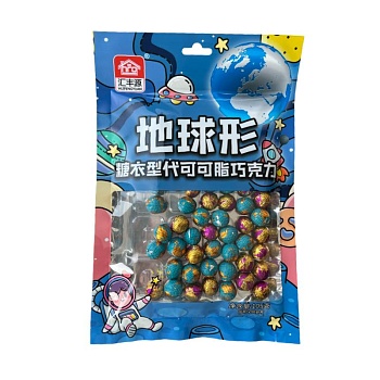 Конфеты Huifengyuan шоколадные планеты 105г
