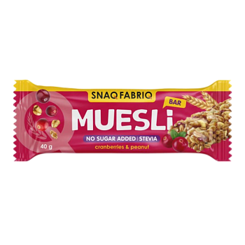 Батончик мюсли Snaq Fabriq Клюква 40г