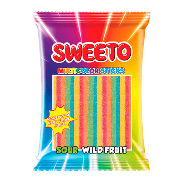 Marmelad Sweeto Sticks Super kislye palochki 80g