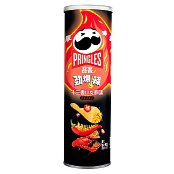 Чипсы Pringles острые со вкусом раков под сычуаньским соусом 110г