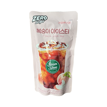 Холодный чай без сахара со вкусом персика ZERO SUGAR PEACH ICED TEA 230мл