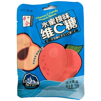 Леденцы Benhefood Персик 16г