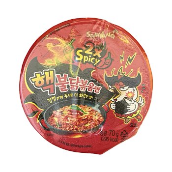 Лапша Samyang очень острая со вкусом курицы 70г