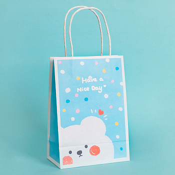 Пакет подарочный Yokee Bear 33*25см