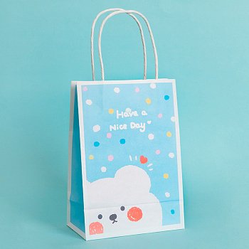 Пакет подарочный Yokee Bear 33*25см